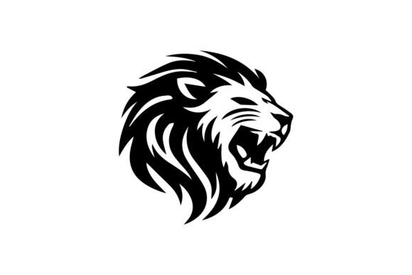 Download Tribal Lion Head Logo Design - Premium Resources